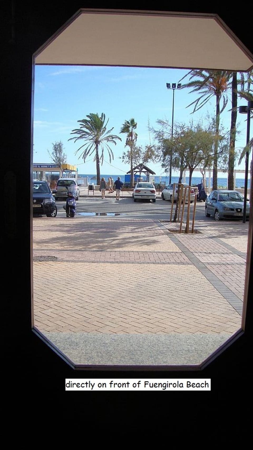 exit to the beach