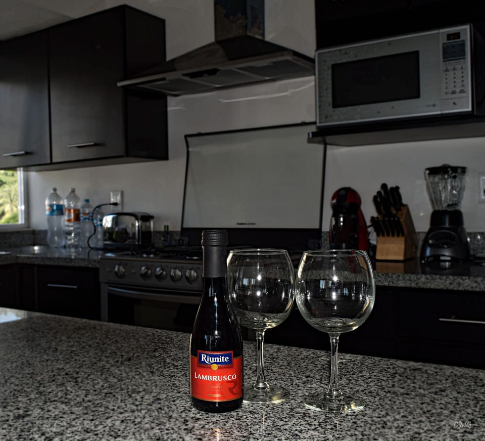 Luxury kitchen with all you need to have a nice family dinner