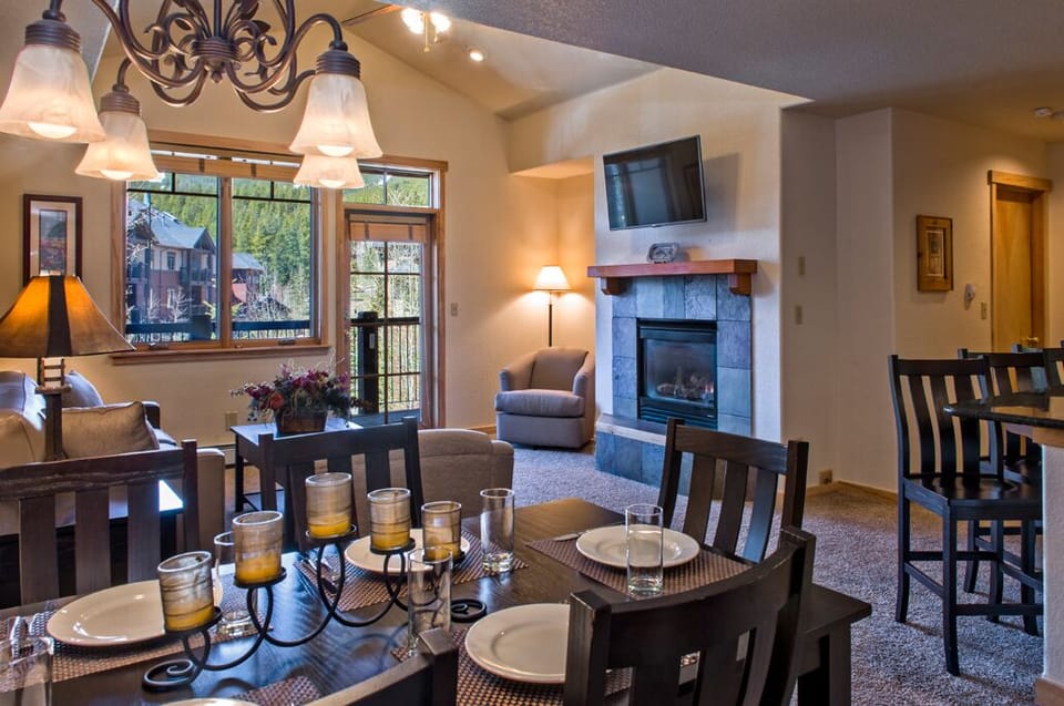 view from dining area
