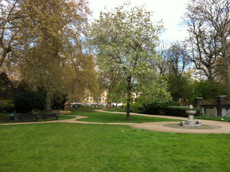 ST.GEORGES GARDEN
directly behind the house