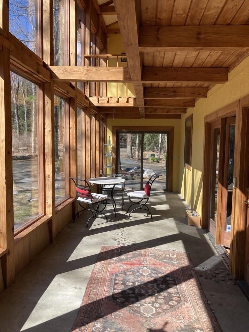 First Floor, Passive Solar Porch