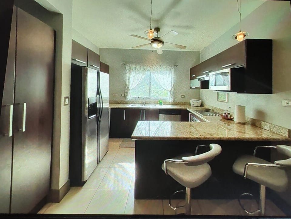 Kitchen with everything you need! 
Fridge/Freezer | Dishwasher | Stove M'wave  