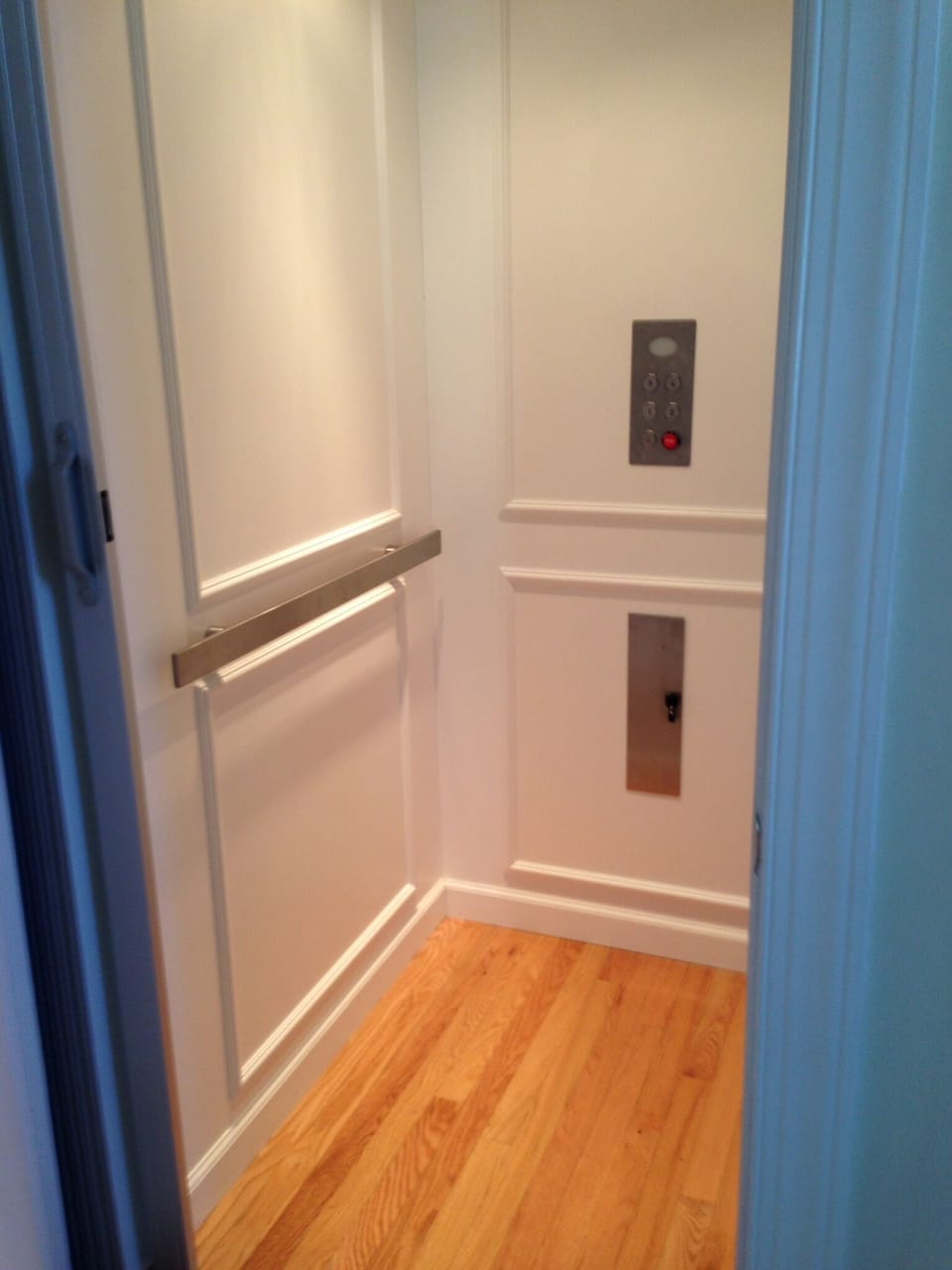 Elevator with access to all floors including garage level.