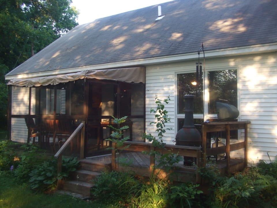 Rear of house