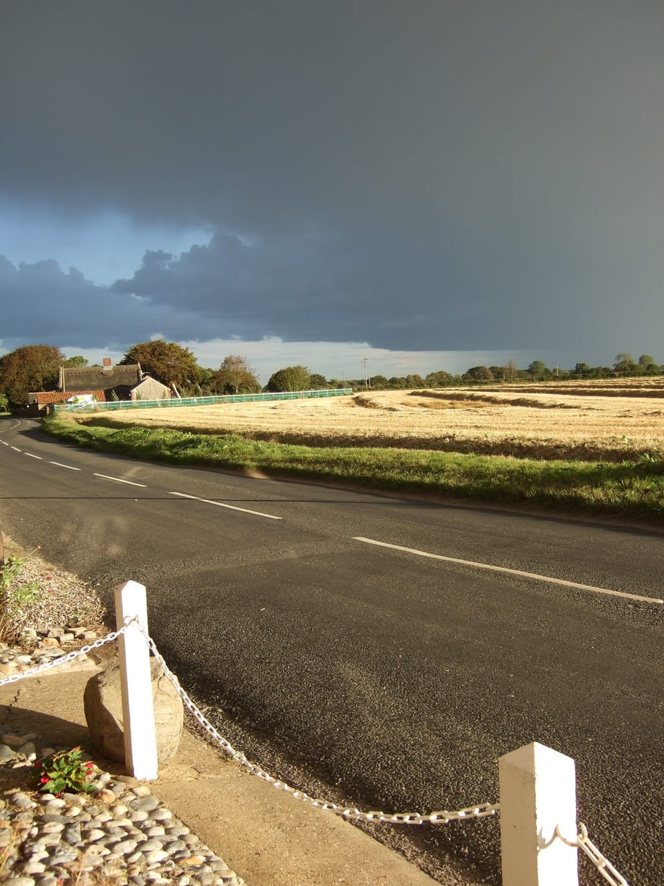 The coast road at front of property.