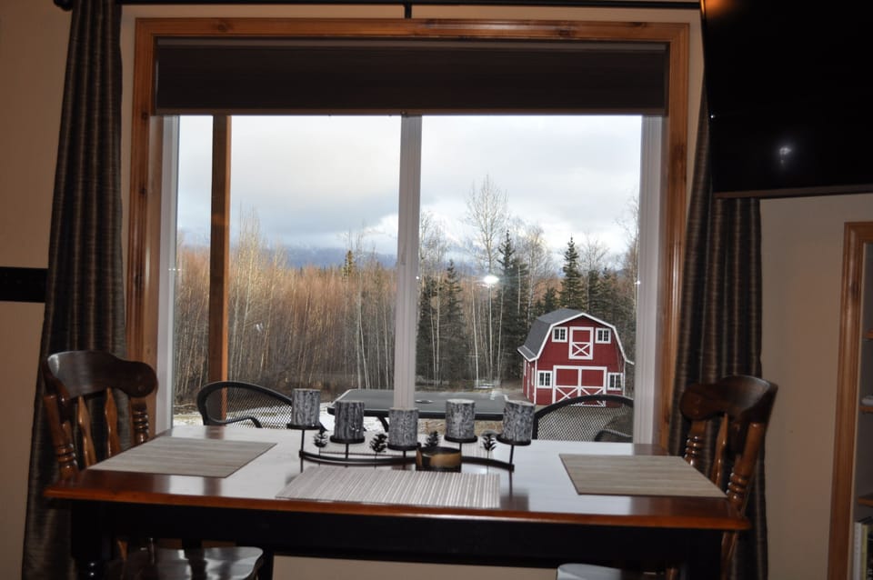 Fall view from dining area