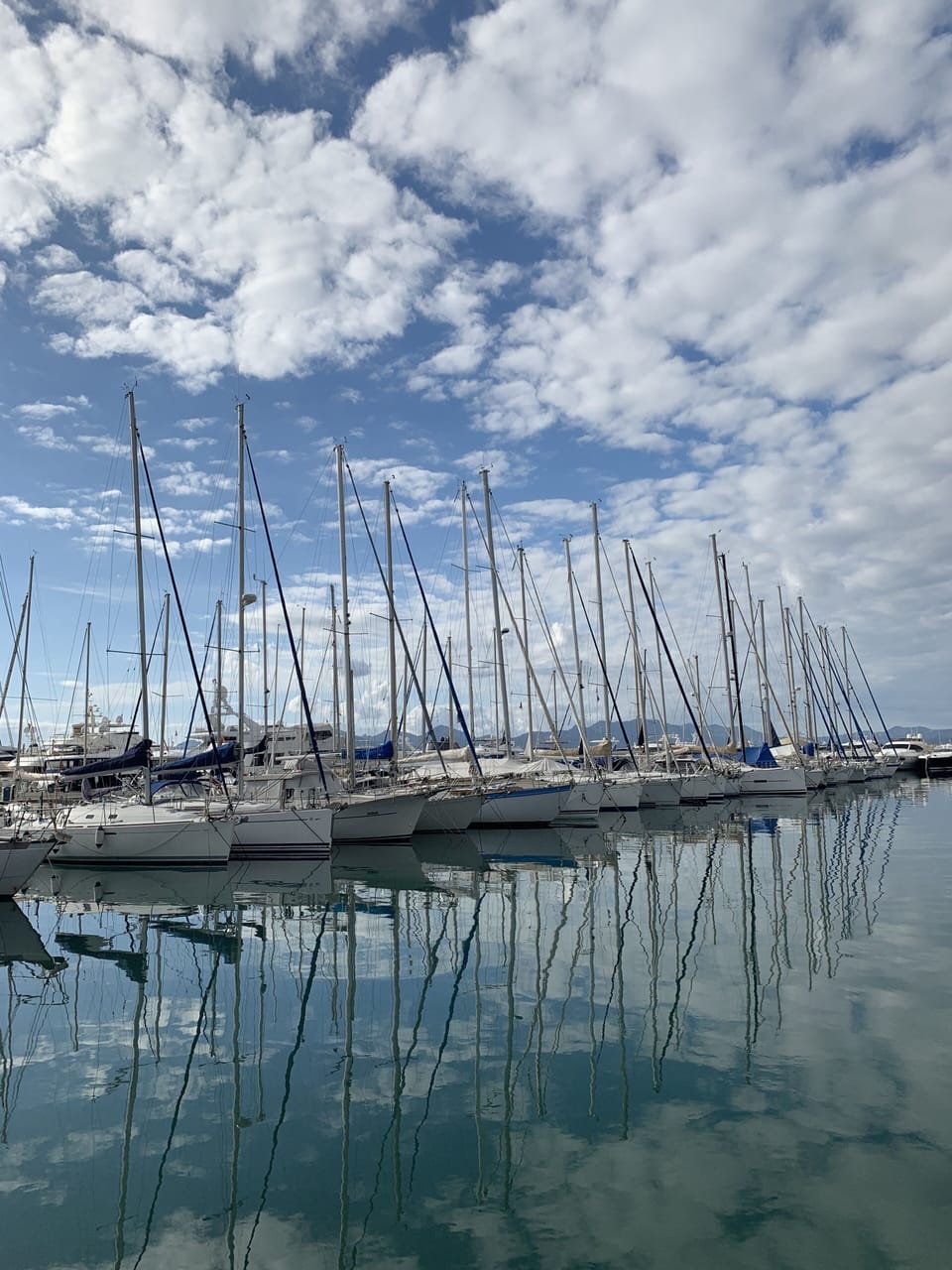 At one of the ports in Cannes.