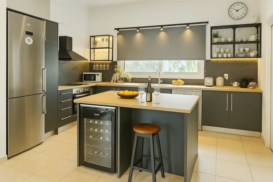 Fully equipped kitchen
