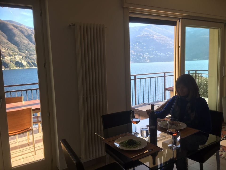 Dine inside or alfresco.