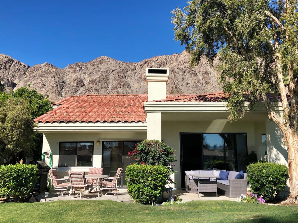 View towards the back patio