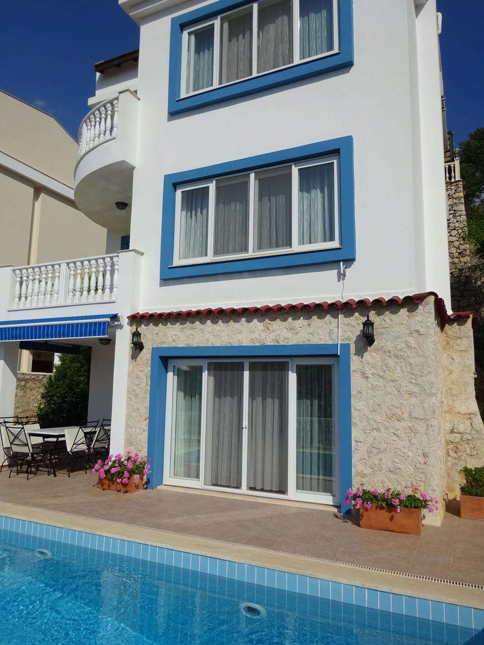 Villa K across the pool