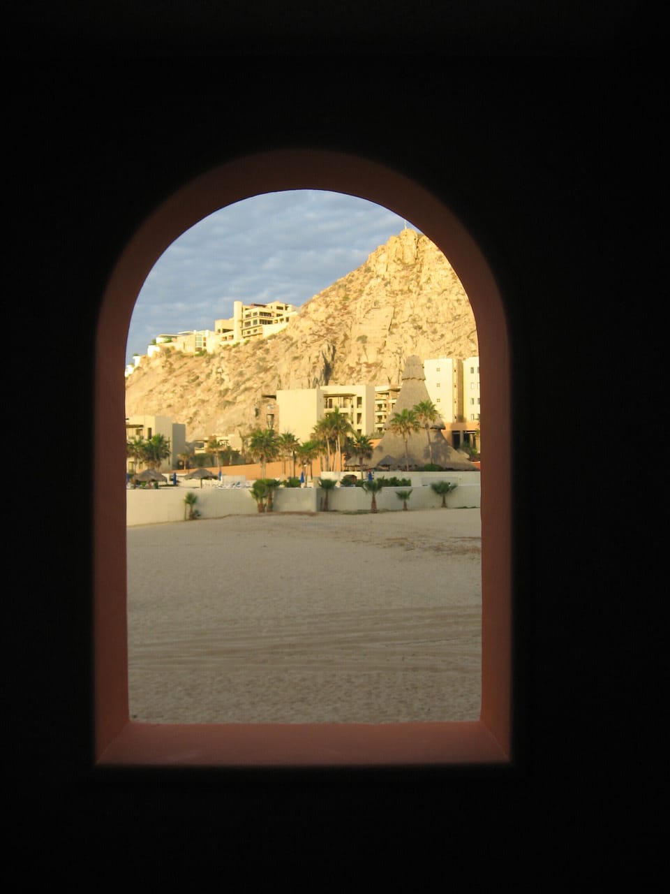 A view to the west from Playa Grande Resort