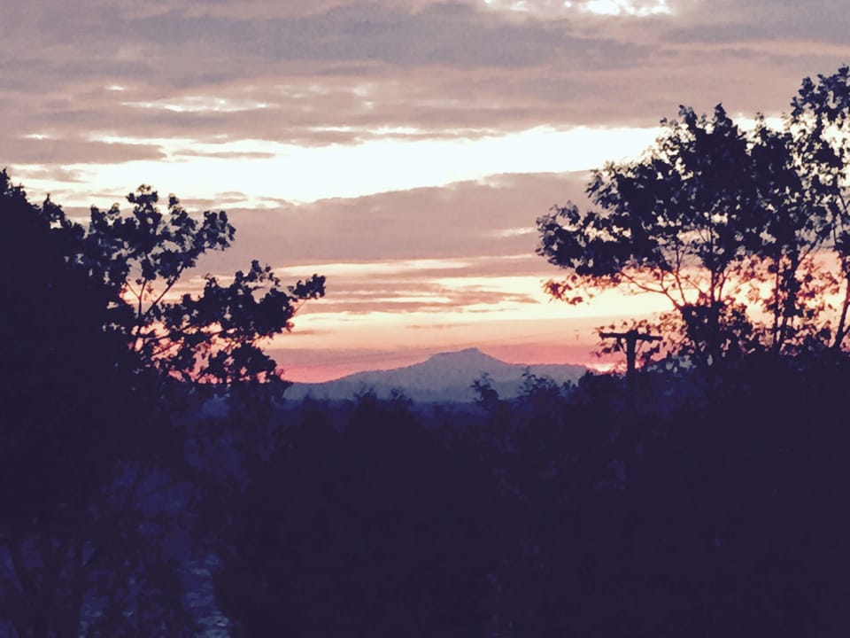 Camel's Hump at Sunrise from the Deck