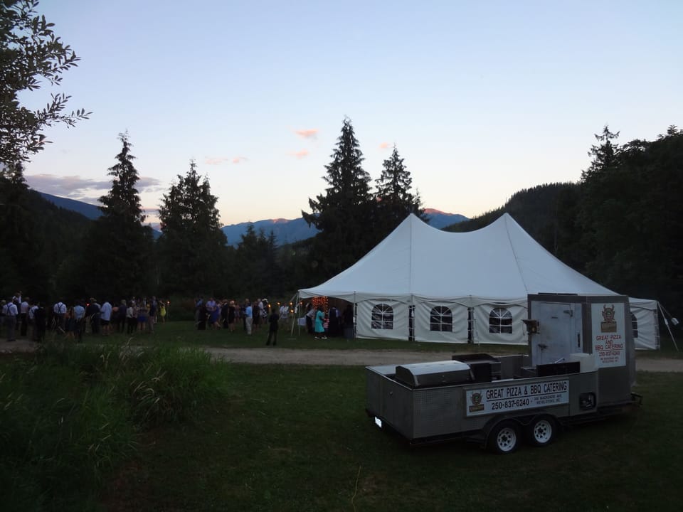 Great outdoor space for weddings and other functions