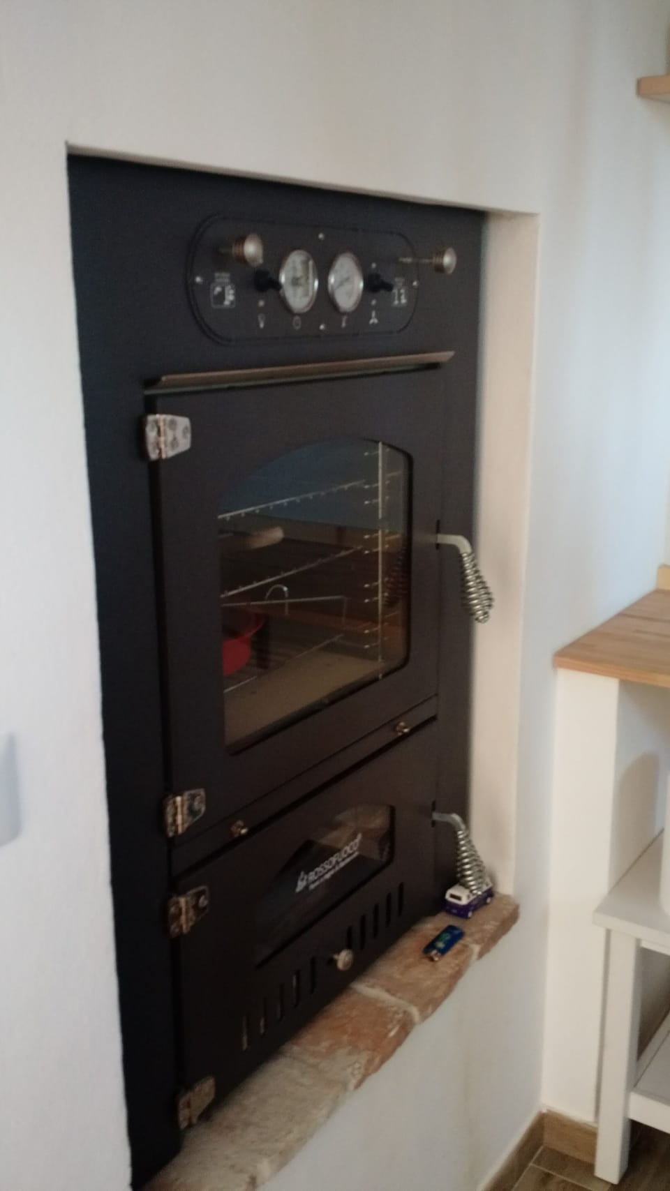 the wood oven