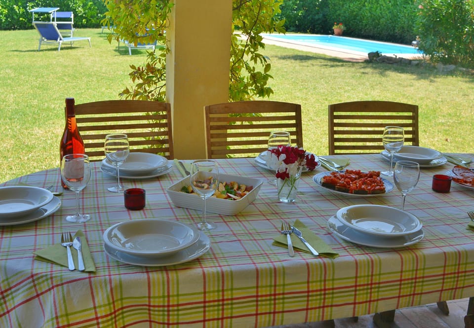 Lunch under the terrace