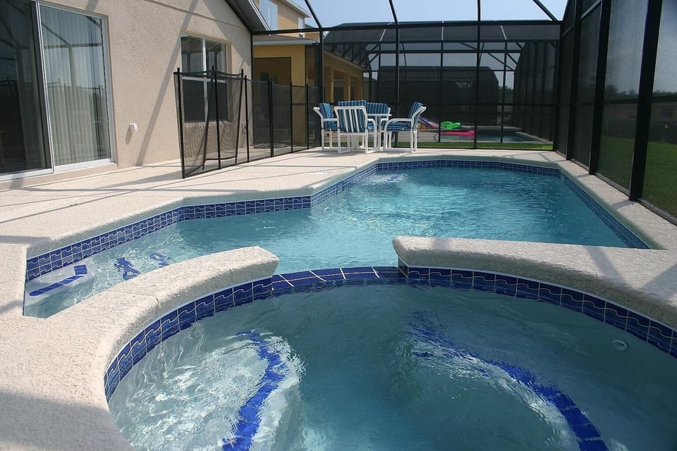 our pool and spa