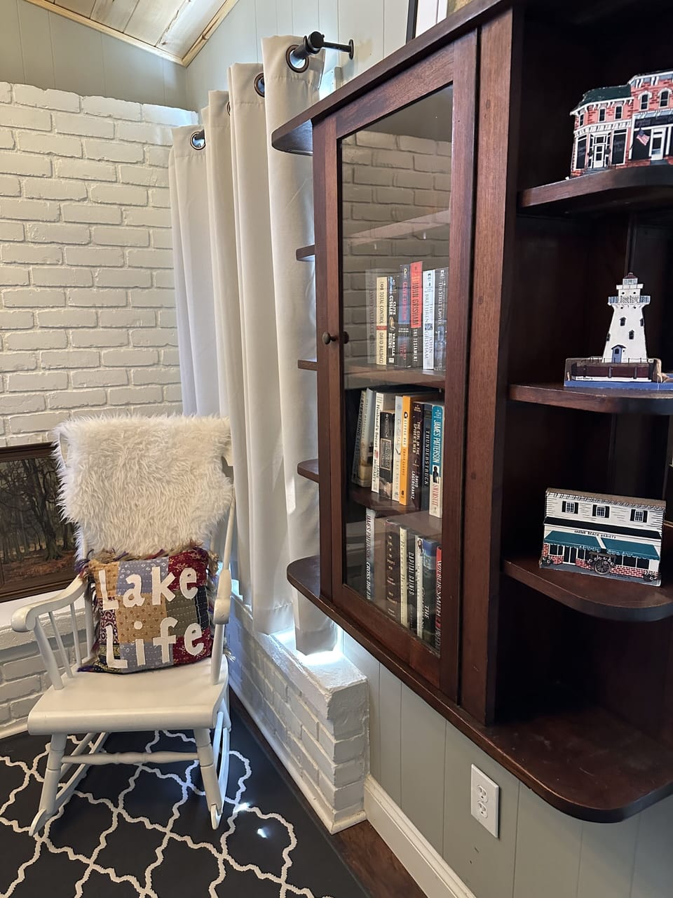 Reading nook in Bedroom 3.