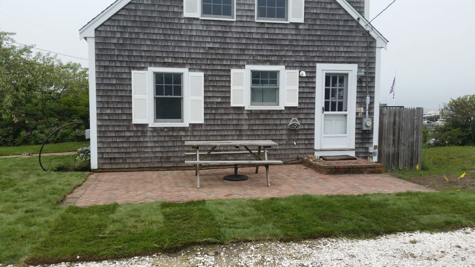 Patio with table 