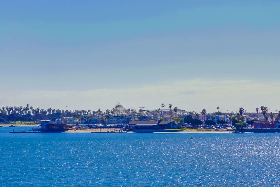 Belmont Park on the other side of Mission Bay