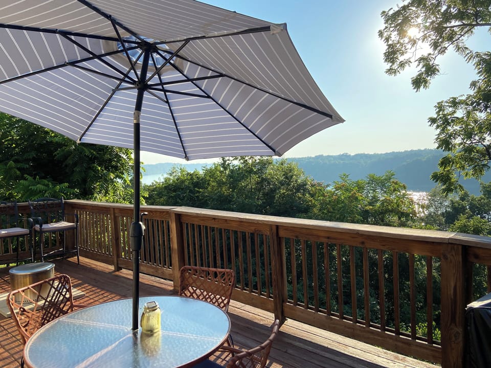 View from the large deck