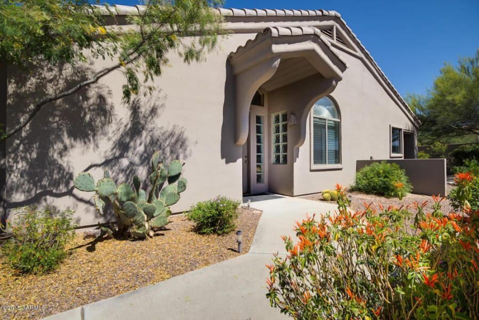 Walkway to the front door