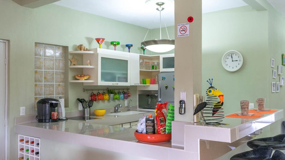 Kitchen area, keurig and everything you need to cook