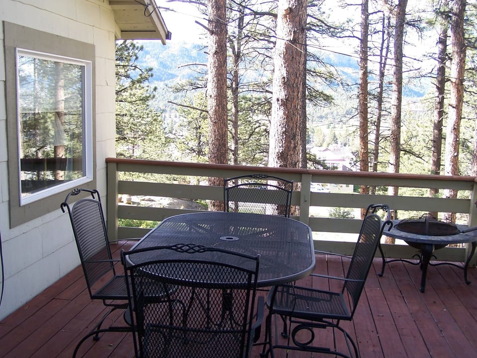 View to the north from the deck