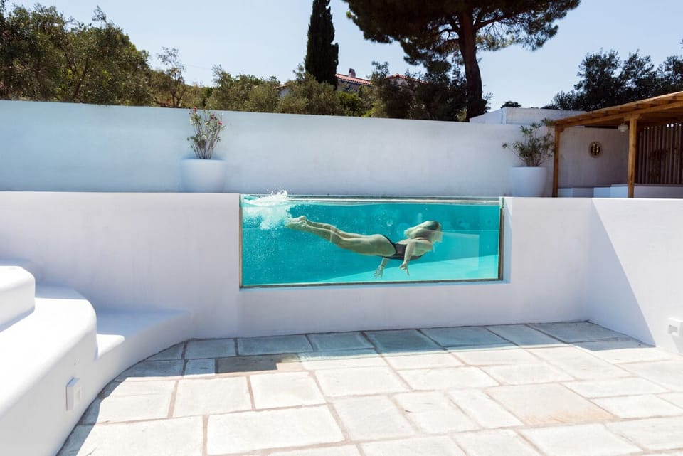 Main pool Villa Arios Skiathos