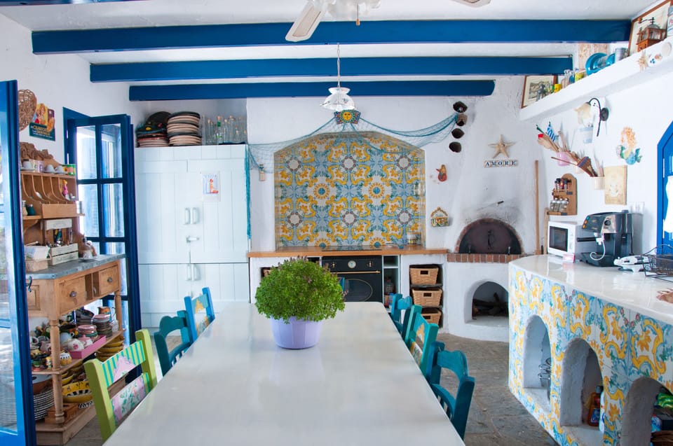 Main Kitchen Villa Arios Skiathos