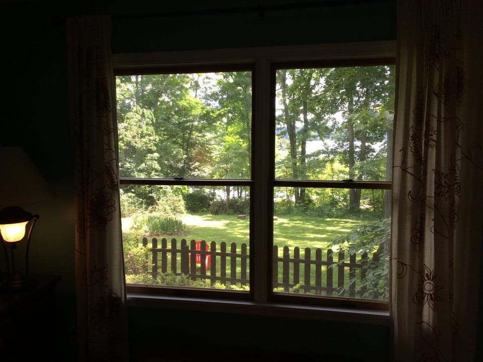 Morning view from the Master Bedroom.