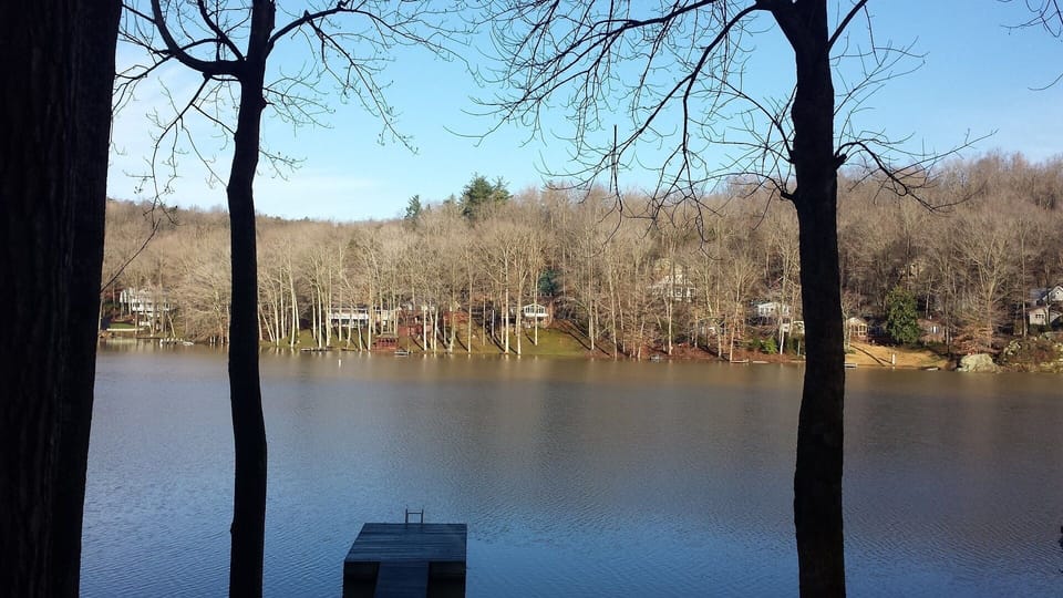 View from lower patio.