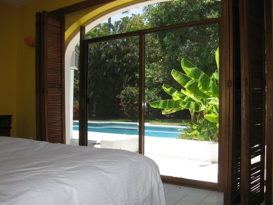Bedroom view to pool