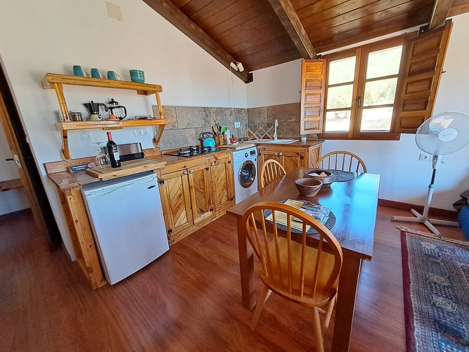 open plan kitchen and living room