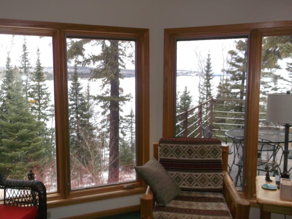 Living Room with Lake Superior View