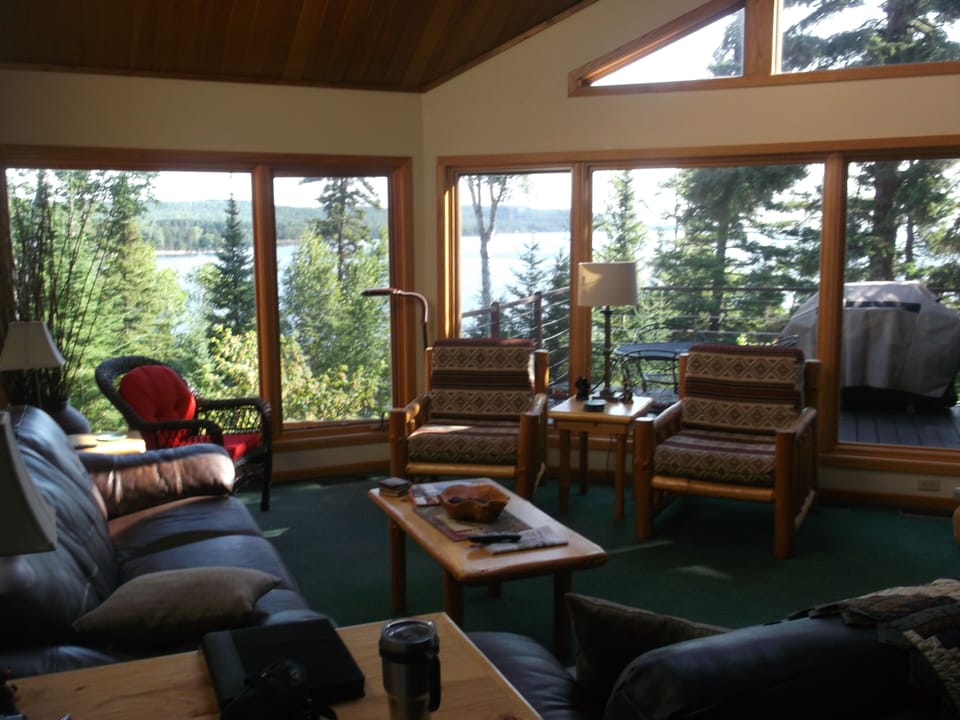 Living Room with Lake Superior View