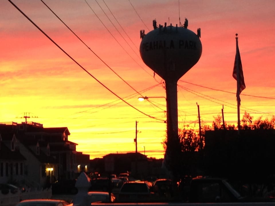 Sunset as seen from the house. Beautiful!