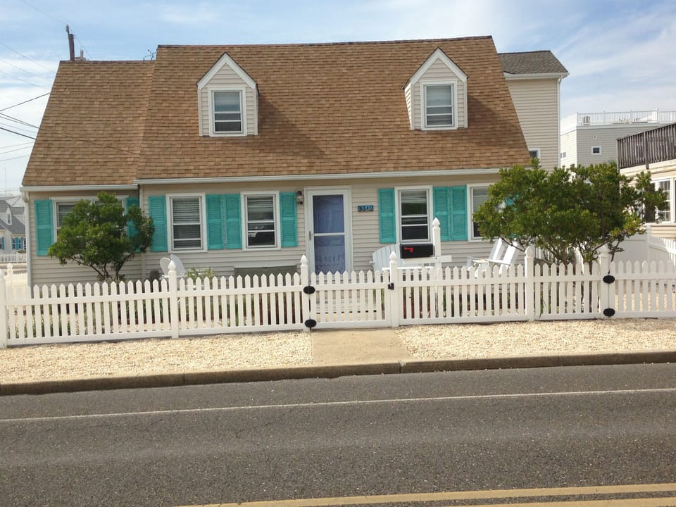 Front of home on Beach Avenue. Great for people watching!