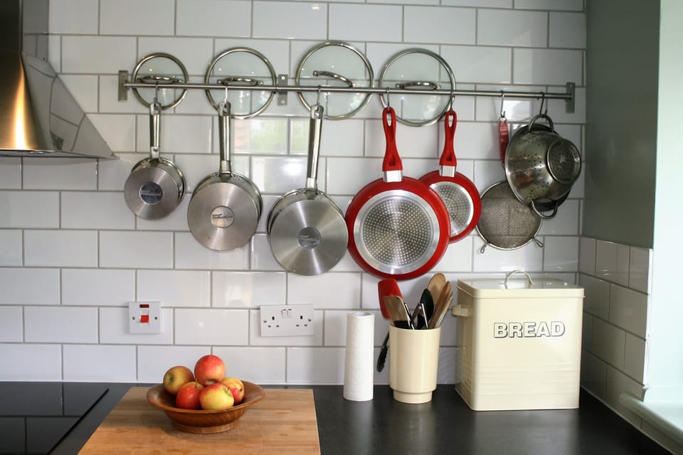 Plenty of cooking equipment!