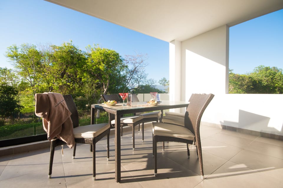 Large terrace for enjoying the warmth of the Caribbean