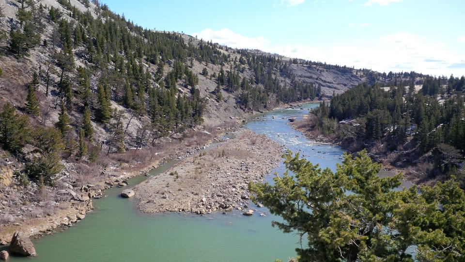 Sun River view near Augusta