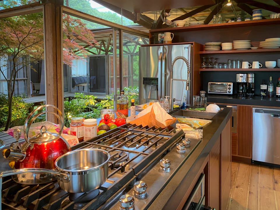 Kitchen in action