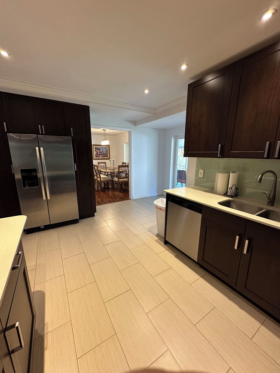 Kitchen leading towards Dining Room