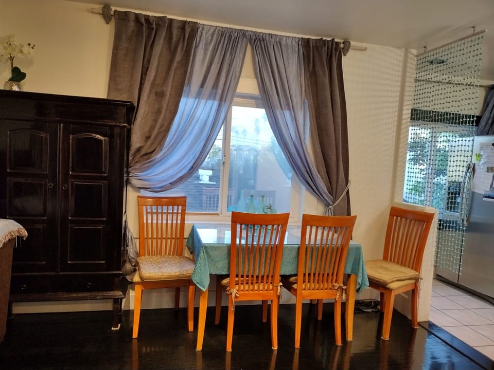 Dining area.  Views.