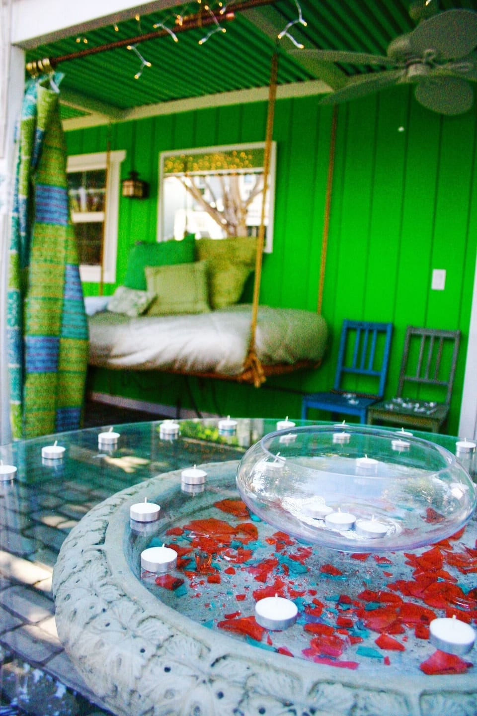 Hanging Furniture on the Cobblestone Porch

(STR#14-0231)