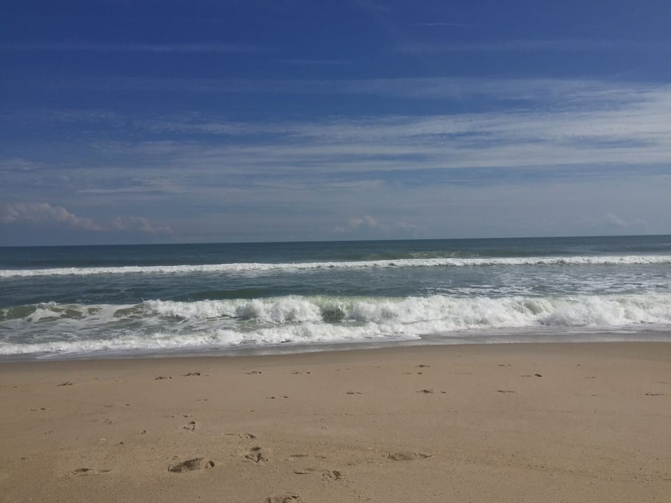 Beautiful Beach with sandbar makes for perfect ocean swimming