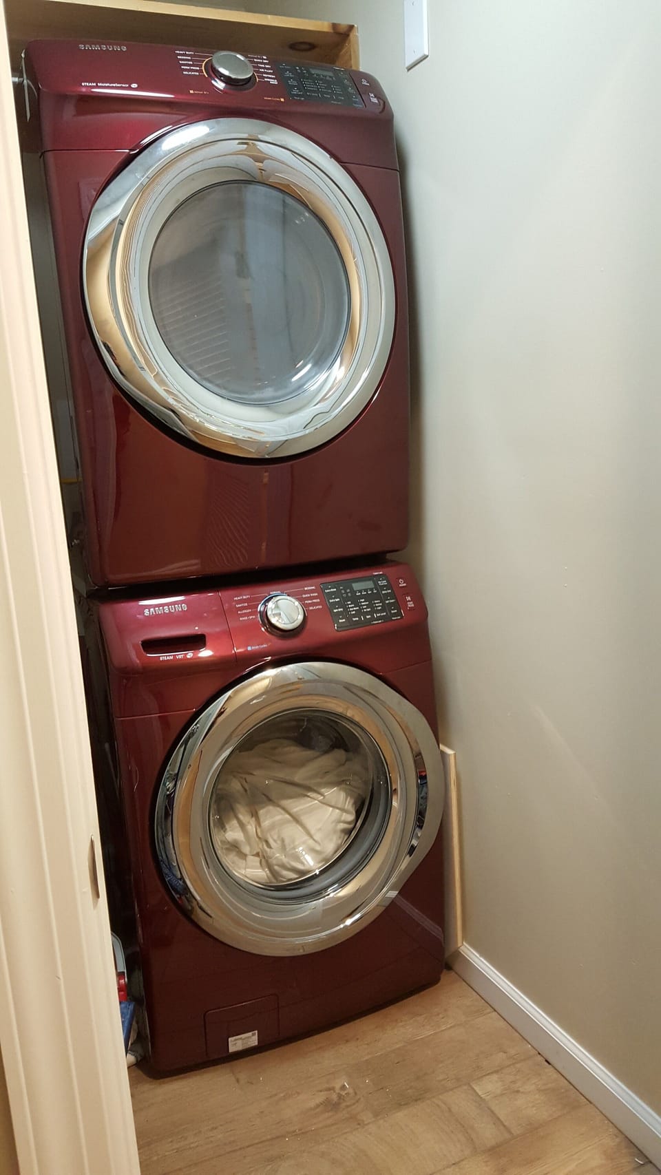 Full size washer and dryer for your use