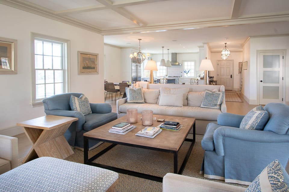 Great room.  Large for family entertainment. 