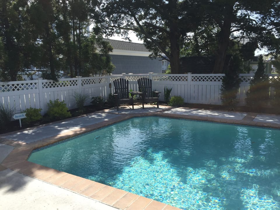 Brand new for 2016 - heated saltwater pool and cabana/bar with refrigerator.