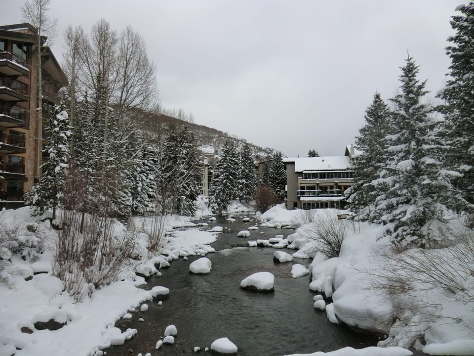 Gore Creek in the winter